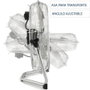 Blaupunkt Ventilador de Suelo Industrial Cromado 40cm 90W